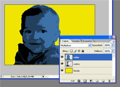 Efecto Warhol Photoshop