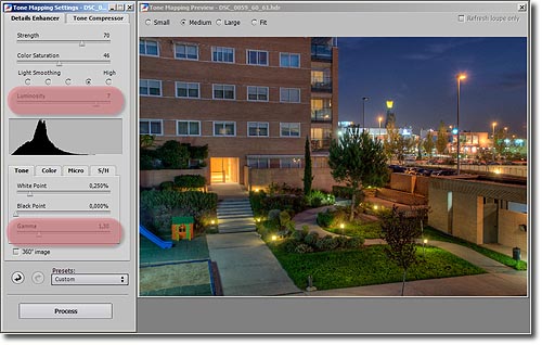 Configuraci�n de gamma y luminosidad para HDR